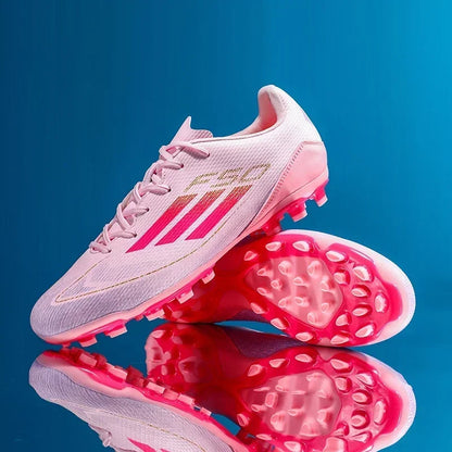 New Men Soccer Shoes Match Ultralight Breathable Football Boots Long Spikes Sneakers Indoor Cleats Training Drop Shipping