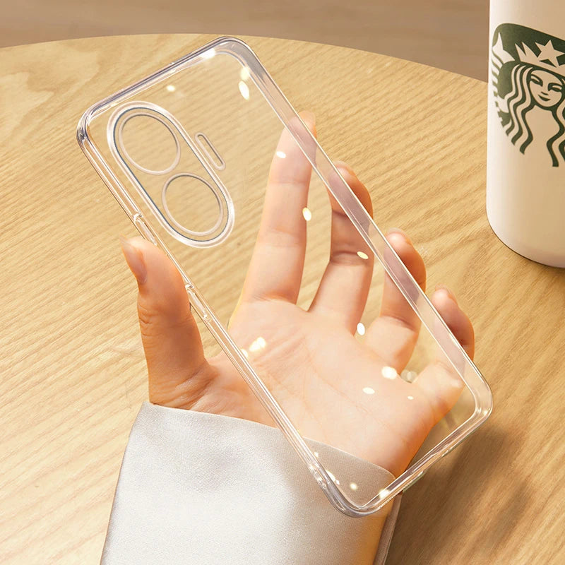 For POCO F7 Cases Ultra-thin Plating Silicone TPU Case For Redmi Turbo 4 Pro F7 Ultra F7 Pro Electroplating Transparent Cover