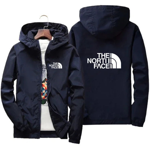Chaqueta con capucha para hombre, nueva y popular para primavera y otoño de 2025, ideal para actividades al aire libre, ocio, moda urbana, chaqueta para hombre.