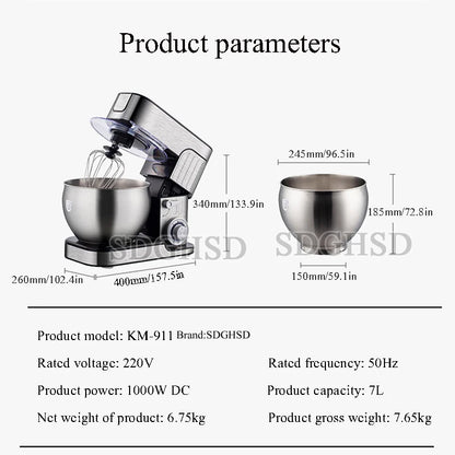 Culinary Robots Candy Home Food Processing Electric Meat Grinder Mixer Kitchen Mixers Appliances Blender the Dough Machine
