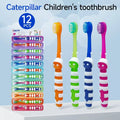 12pcs Children's soft bristled toothbrush, cleaning and protecting gums, suitable for babies aged