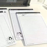 1PC B5 Sticky Note Paper Simple and Tear off Paper Learning Supplies Plan Note Book