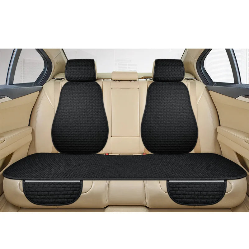 Universal Car Seat Cover Car Front Rear Seat Back Cushion Falx Car Seat Cushion Protector Auto Interior Pad Fit for Most Cars