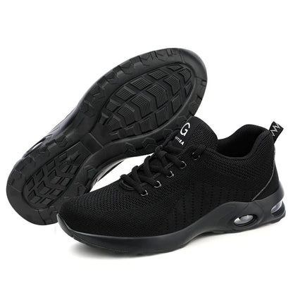 New Styles Men Safety Boots With Steel Toe Cap Anti-smash Work Sneakers Safety Shoes Men IndestructibleWork Boots Tactical Boots