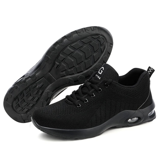 New Styles Men Safety Boots With Steel Toe Cap Anti-smash Work Sneakers Safety Shoes Men Indestructible Work Boots Tactical Boots