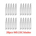 20 hojas de cuchillas n.° 15C