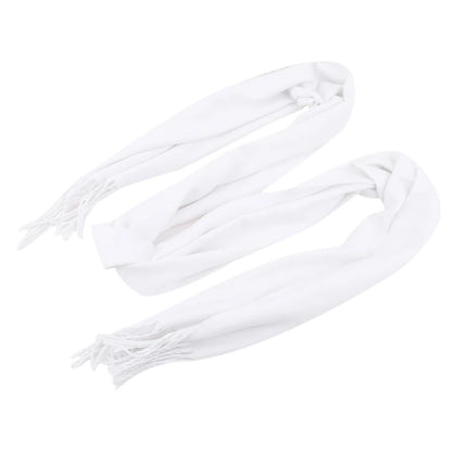 Classic Solid Colors Scarves Men Cashmere Soft Knitted Striped Scarf Long Tassel Neck Warmer Men'S Winter Scarf 2023 New