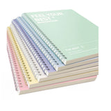 A5 B5 Thickened Spiral Notebooks Perforated Pages Loose-leaf Notebook for Students School Office Stationery Supplies