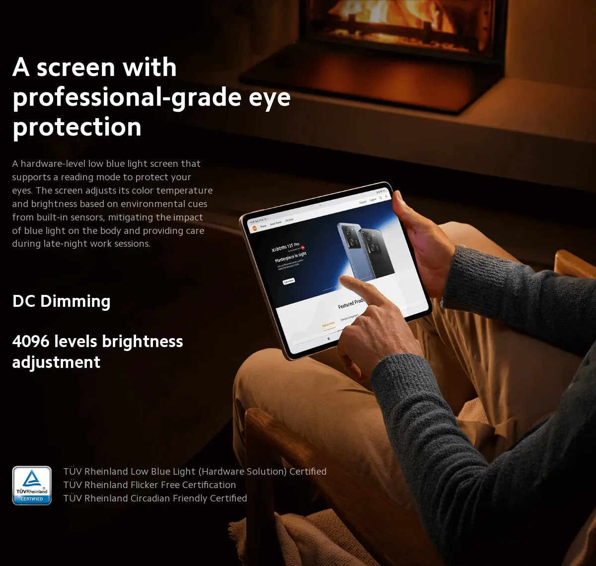 Versión global Xiaomi Pad 6S Pro Snapdragon® 8 Gen 2 HyperOS Pantalla 3K de 12,4" y 144 Hz HyperCharge de 120 W 10 000 mAh (típico) Batería de 120 W