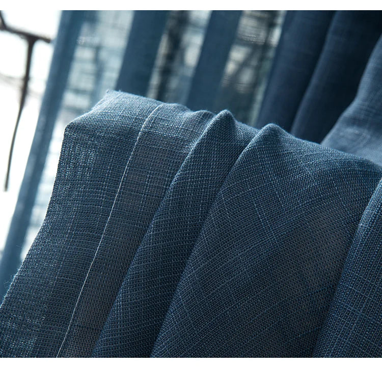 Japanese cotton linen sheer curtains for bedroom living room curtains for study curtain living room set plan curtain tulle
