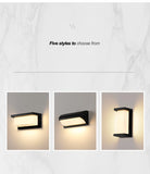 Led Outdoor Wall Light Waterproof IP65 Motion Sensor Led Outdoor Lighting Porch Lights Balcony Garden Lights Outdoor Wall Lamp