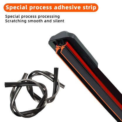 1PC car windshield front wiper blade  J-hook universal rubber automotive parts14"16"18"19"20"21"22"24"26"