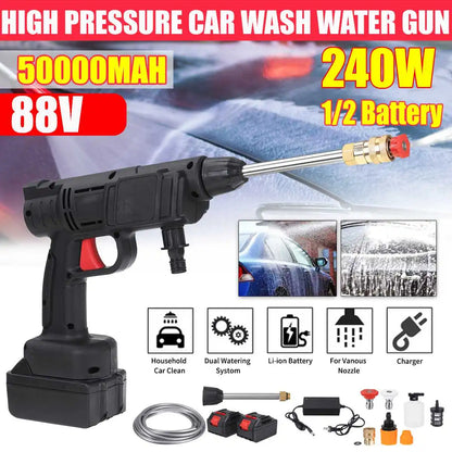 New 45Bar 15000W Cordless Car Washer High Pressure Cleaner Washing Machine Sprayer Gun Portable High Pressure Washers For Makit