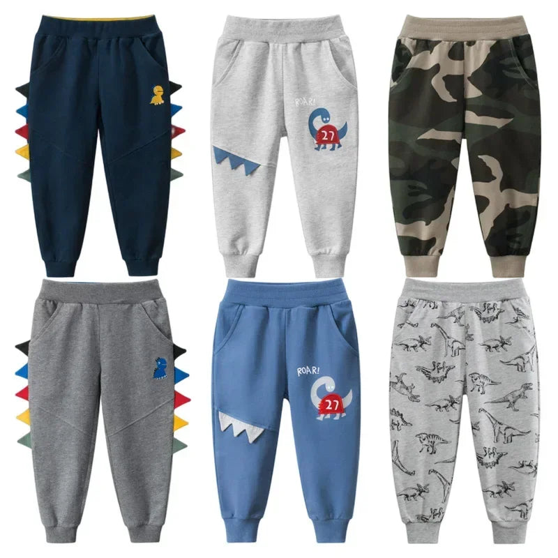 Ropa para niños, pantalones Harem para niños, Otoño Invierno, nuevos pantalones deportivos para niños y niñas, pantalones de camuflaje con cintura elástica, pantalones de chándal para niño