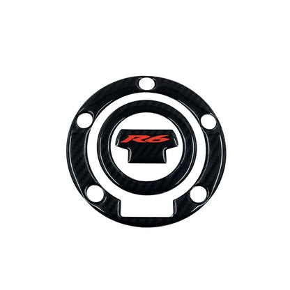 R6 Sticker 3D Carbon Look Motorcycle Tank Pad Protector Stickers Case for Yamaha YZF600 YZF-R6 R6S Tankpad Decals