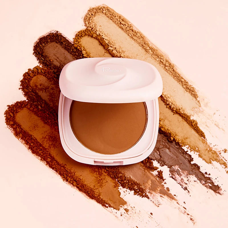 Bronzer controle duradouro óleo pressionado configuração pó fosco à prova dwaterproof água solto translúcido nu pó facial maquiagem coreana cosméticos