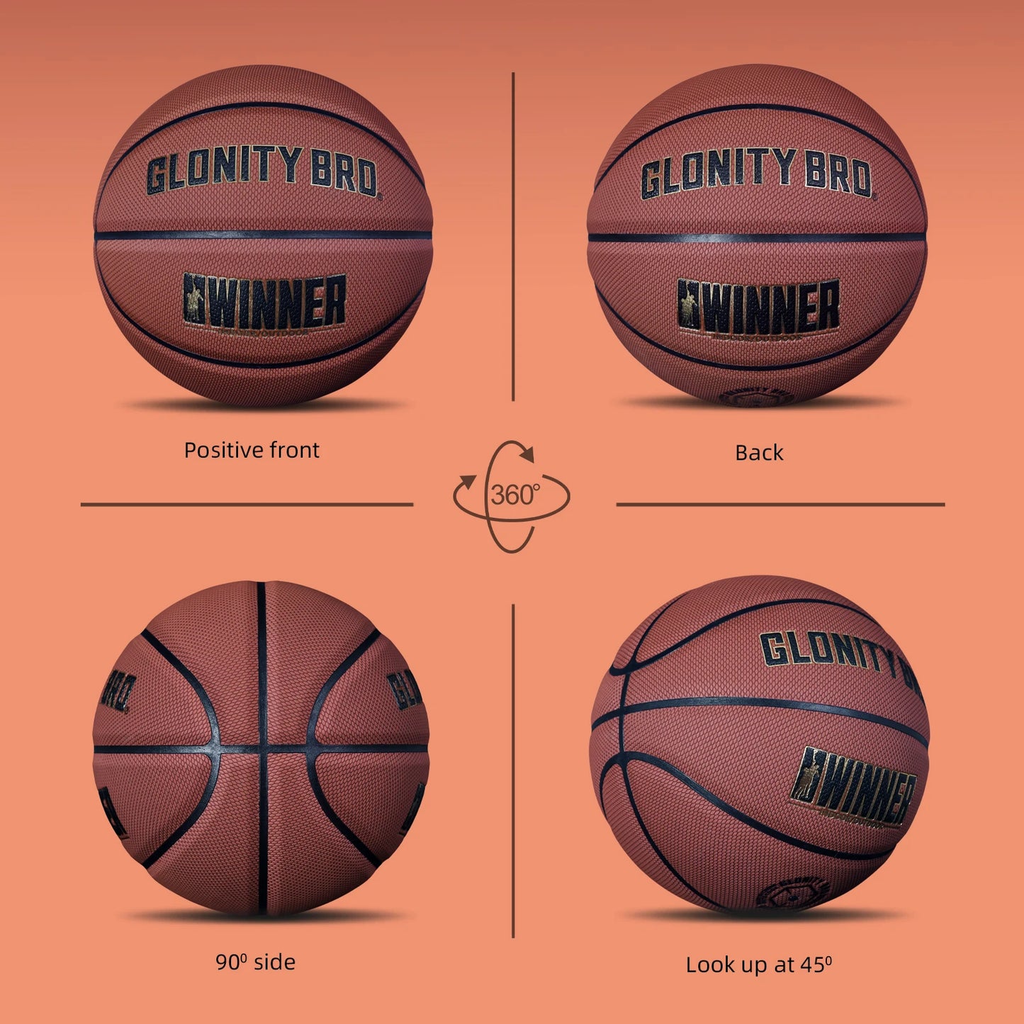 Basketball NonSlip Standard Size 7/6/5 Soft Wear Resistant PU Leather Outdoor Indoor Youth Children Match Training Ball Boy Gift