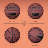 Basketball NonSlip Standard Size 7/6/5 Soft Wear Resistant PU Leather Outdoor Indoor Youth Children Match Training Ball Boy Gift