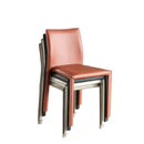 Stackable Household Dining Chairs Italian Style Minimalism Light Luxury Dining Chairs Makeup Backrest Cadeira Home Furniture