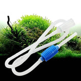 Aquarium Siphon Fish Tank Syphon Vacuum Cleaner Pump Semi-automatic Water Change Changer  Water Filter Pump Cleaning Accessories