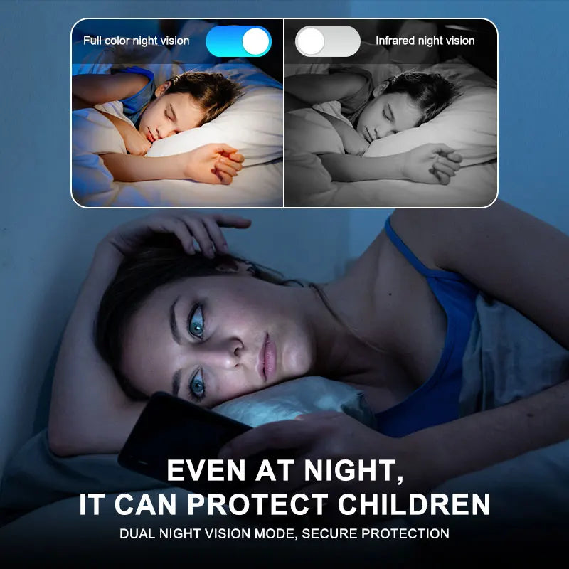 3MP 1080P HD Wireless Security Camera Indoor Outdoor Smart Surveillance Camera with Night Vision Baby Monitor CCTV Camera
