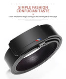 Cinturones de marca famosa para hombre, cinturones de cuero genuino de lujo de calidad, correa de metal con hebilla automática.