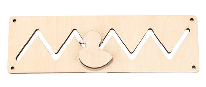 Kindergarten Montessori Wooden Busy Board Castle Gear Crocodile Zippers Geometric Jigsaw Puzzles Montessori Toy Educational Toys