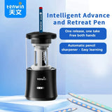 Tenwin Automatic Pencil Sharpener Electric Pencil Sharpener for Kids Rechargeable Rotary plug in USB Pencil Sharpener Stationery