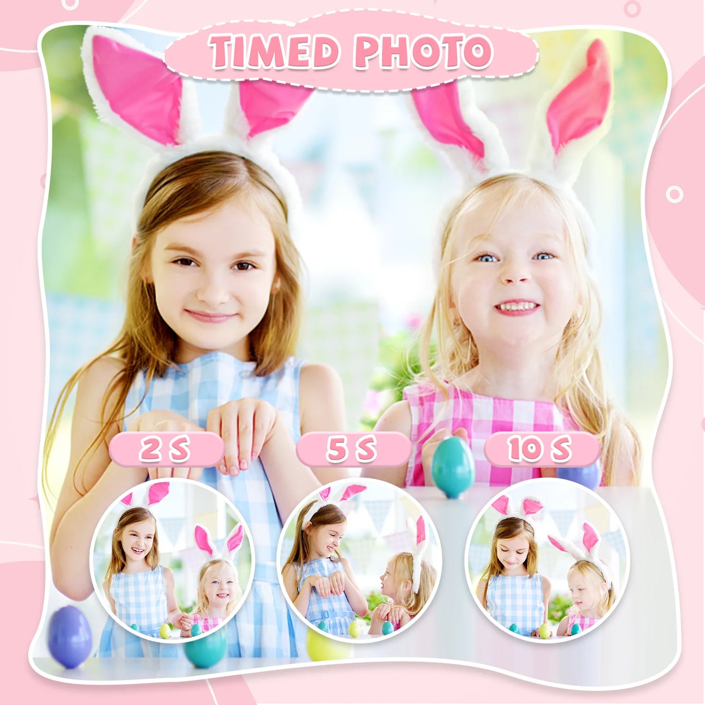 Cámara digital HD de 1080P para niños pequeños, cámara de 2 pulgadas con funda de silicona, ideal como regalo de cumpleaños o Navidad.