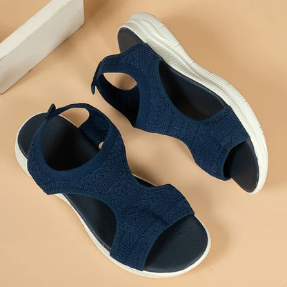 Zapatos de mujer Verano 2024 Sandalias deportivas casuales y cómodas Sandalias de cuña de playa para mujer Sandalias de plataforma para mujer Sandalias romanas Tallas grandes