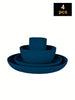 4pcs-Dark Blue