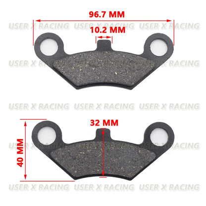 USER-X Universal motorcycle disc brake pad Brakes Front Rear Disc Brake Pads block Shoes scooter VICTORIA blade rg125 honda 145