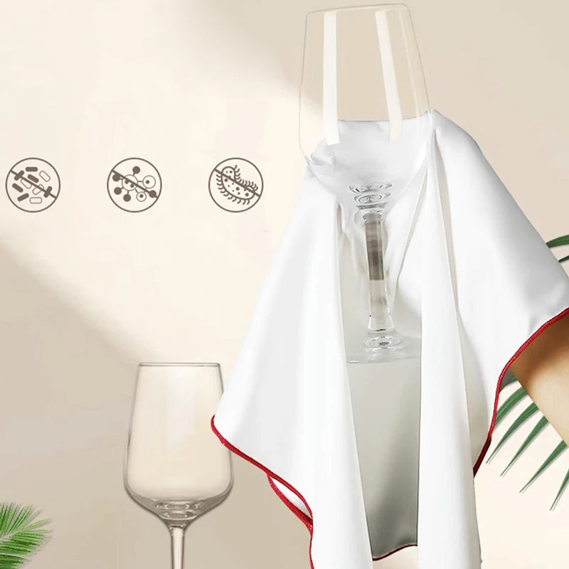 1PC Cleaning Cloth For Wiping Red Wine Glasses Wipe The Glass Without Leaving Any Marks Cup Wiping Cloth Cleaning Cloth