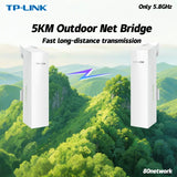 Tp-link  867M 5.8G MESH Wifi Access Point Top Cpe 5000m Router Wireless Outdoor  Hospot Point To Point  1 Pcs Ubiquiti