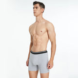 Men's Cotton Boxer Long Leg Underwear Seamless Sexy Man Shorts Breathable Panties Sports Underpants Men