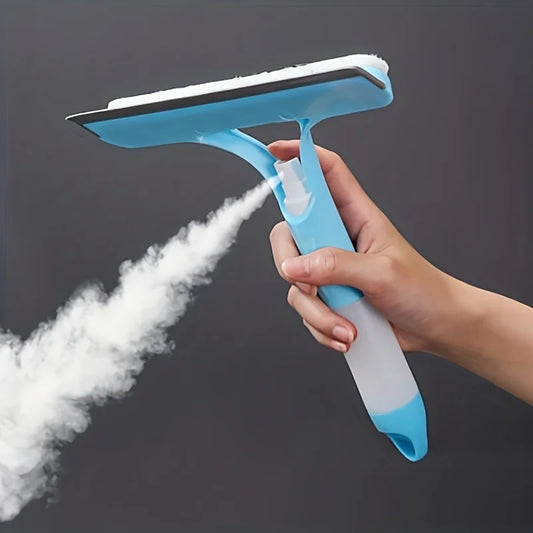 Limpiacristales multifuncional con regadera: perfecto para limpiar espejos, ventanas y coches. Incluye accesorios de baño.