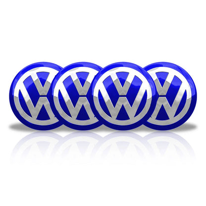 4PCS 56MM 60MM 65MM Car Wheel Hub Center Caps Badge Sticker Rim Cover Auto Decal  Emblem Accessories