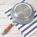 Durable Stone Frying Wok Pan Non-stick Ceramic Pot Induction Fryer Steak Cooking Gas Stove Skillet Cookware Tool for Kitchen Set