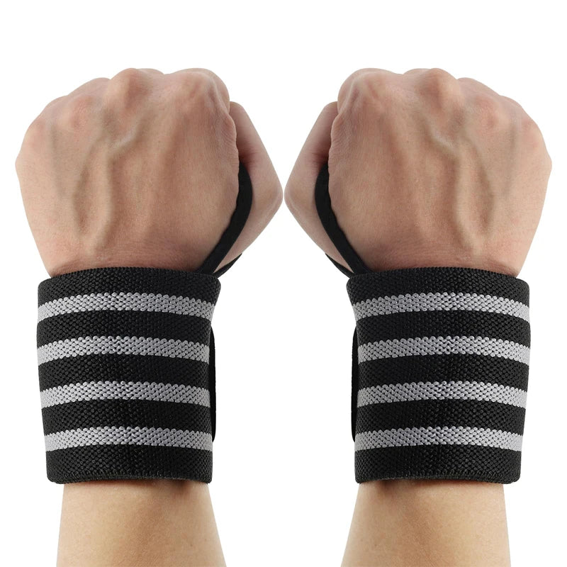 Wrist Support Wristband 1 Pair Brace Straps Extra Strength Working Out Weight Lifting Wrist Wraps Bandage Fitness Gym Training