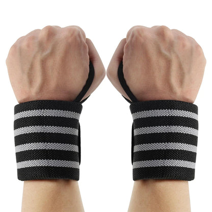 Wrist Support Wristband 1 Pair Brace Straps Extra Strength Working Out Weight Lifting Wrist Wraps Bandage Fitness Gym Training