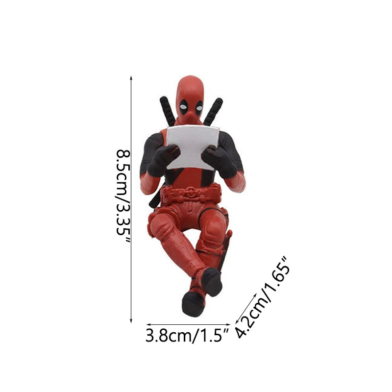 Sitting Anime Figure Hero Doll Home Decoration Mini Figurine Car Interior Miniature Model Collection Figurine Kids Toy Gifts