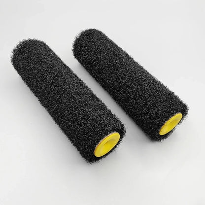 9-Inch Black Fiber Roller Brush for Putty Application, Wall Art Texture - Home Decor DIY Tool, 9inc, Black, Fiber Brush, Roller,
