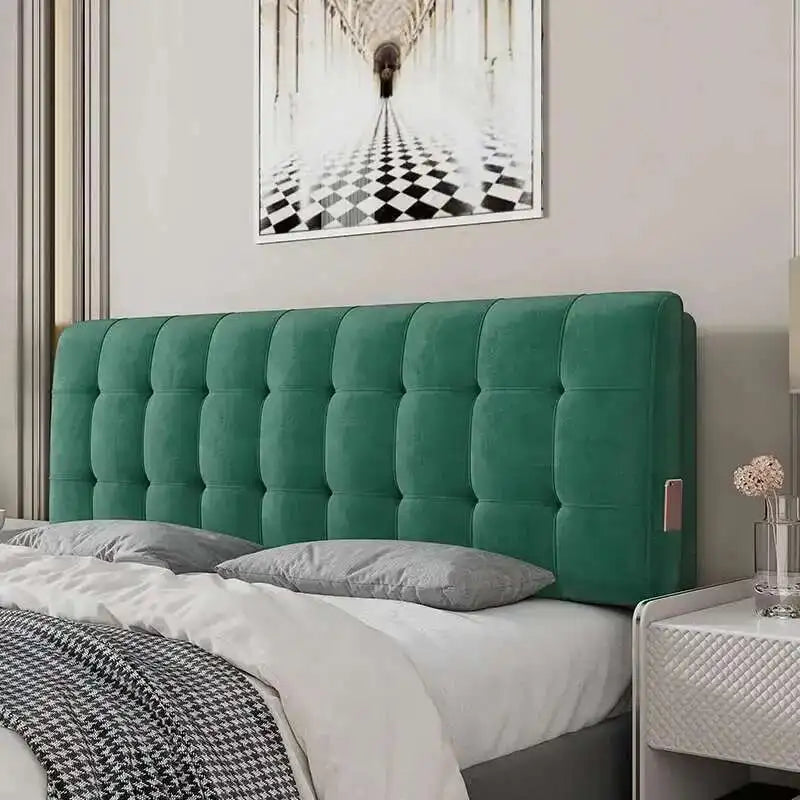 Backrest Soft Bag Bed Headboards for Hotel Headboards American Flannel Cloth Skin-Friendly Light Luxury Household Bed Headboards