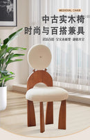 Nordic Bedroom Makeup Chair Modern Dresser Accent Wooden Dining Chair Luxury Relax Minimalist Design Home Furniture Cadeira LLMC