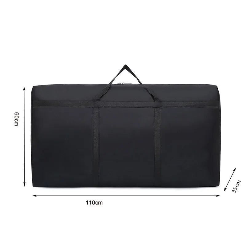 Super Large Capacity Travel Duffel Bag Foldable Luggage Travel Bag Waterproof Polyester Organizer Cloth Quilt Storage Bag