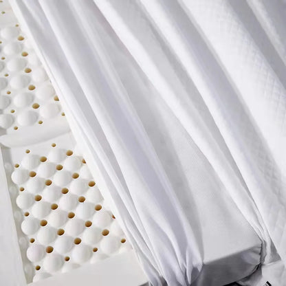 Natural Latex Mattress Topper Natural Rubber Mattress Home Dormitory Soft Cushion Mat Queen Size Medium Firmness Bed Pad Durable