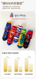 5 Pairs Children Socks Cartoon Spiderman Boy's Socks Spring Autumn Middle Tube sock Cotton Cute Kids Socks Size 1-12 Year