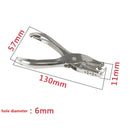 New Hand Held Metal Stationery Round Hole Paper Punch Bind Paper Perforator Cutter Corners Hole Punch DDK02