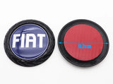 1pcs 3D 9.7cm ABS Car Front logo Front grill Rear Bumper tail door trunk Emblem sticker styling Accessories For FIAT