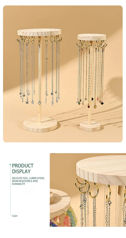 Jewelry Organizer Display Necklace Holder Necklace Hanger Jewelry Display Stand Necklaces Earrings Pendant Bracelets for